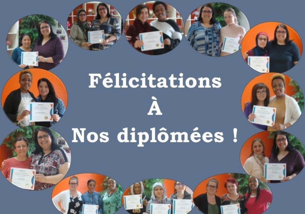 Félicitations à nos diplômées